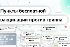 Два пункта мобильной вакцинации против гриппа заработали в СВАО 
