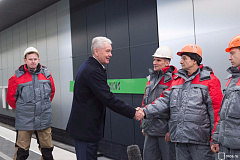 Собянин провел технический пуск участка метро «Деловой центр - Раменки»